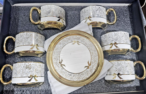 Turkish arabic tea set - 6, cups