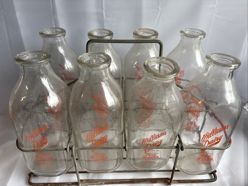 1950s one quart bottles with - 1950s, 8