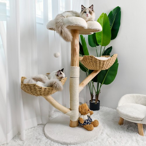 Chic large flower cat tree - chic,
