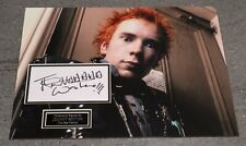 Johnny Rotten John Lydon Hand Signed Photo Mount 30x40 Genuine Sex Pistols Gift