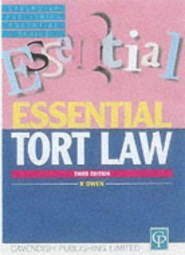 Essential tort law by - tort, 3/e