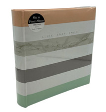 Slip In Photo Album Memo Area Holds 140 6'' x 4'' Photos Click Snap Smile Design