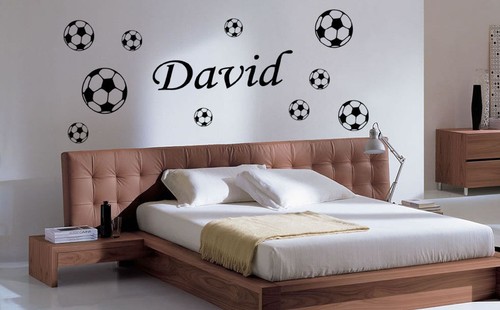 Football wall vinyl sticker - football,
