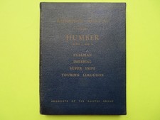 HUMBER WORKSHOP MANUAL 1956 -