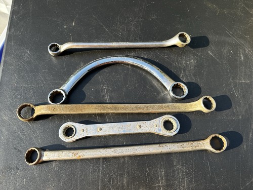 Assorted vintage box wrenches - assorted,