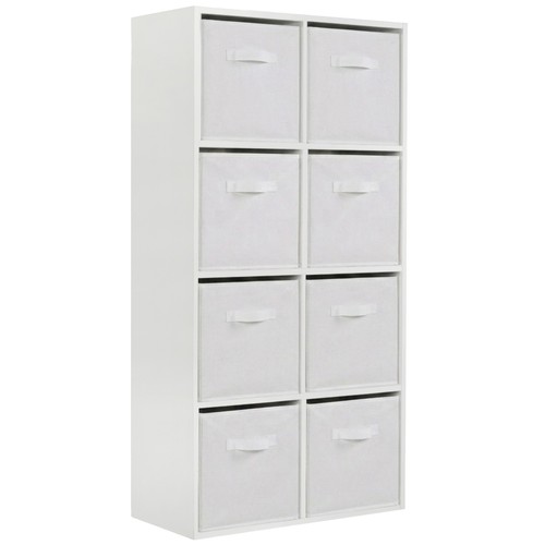 White cube drawer storage - white, 8