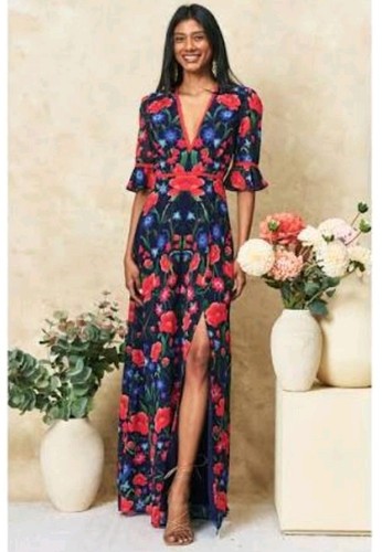 Hope ivy suri navy floral - &,
