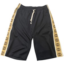 Gucci Men's Tape Logo Shorts