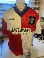 Rare Glasgow Rangers Original Vintage Football Shirt XL Adidas