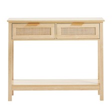 Uimoso Rattan Console Table