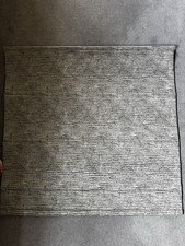 Blinds2go Roman Blind 121cm Wide 118cm Drop throne black & Silver Brand New