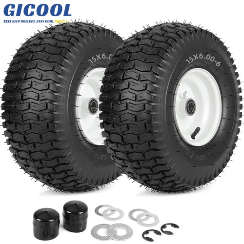 Pack 15x6 6 rubber - 2-pack, 15x6.00-6