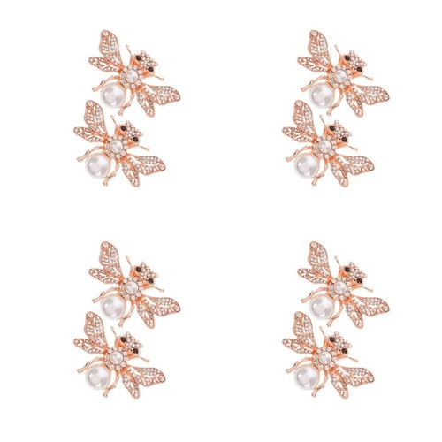 Bling rhinestone shoe clips - bling,