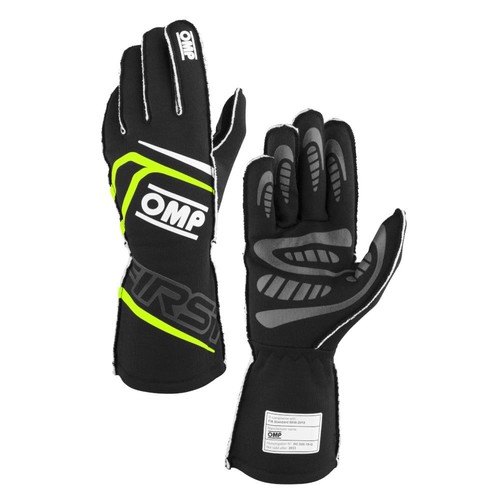Omp first gloves black fluro - gloves, black/fluro