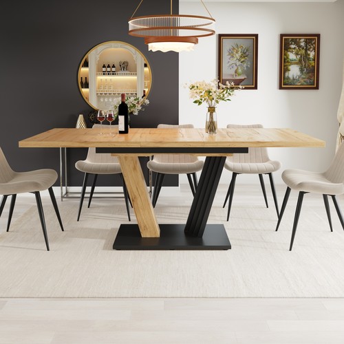 Modern extendable dining - modern,