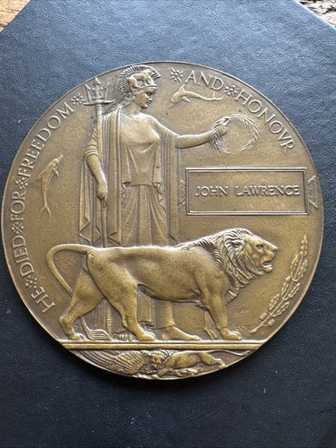 John lawrence death - lawrence, plaque
