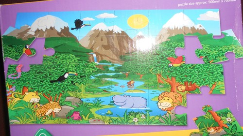 Jungle floor jigsaw puzzle - jungle, 24