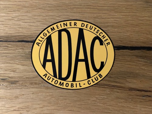 Adac sticker plaque vintage - plaque,