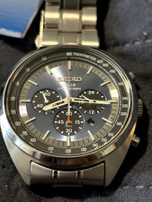 Seiko SSC667 Recraft Racing Chronograph Blue Gulf Dial Bracelet + Original Strap