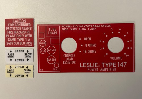 Leslie speaker 147 - speaker, amp