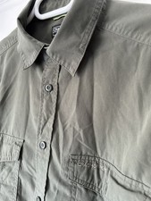 Craghoppers Kiwi Shirt M Long Sleeve Green Utility Outdoor Hiking