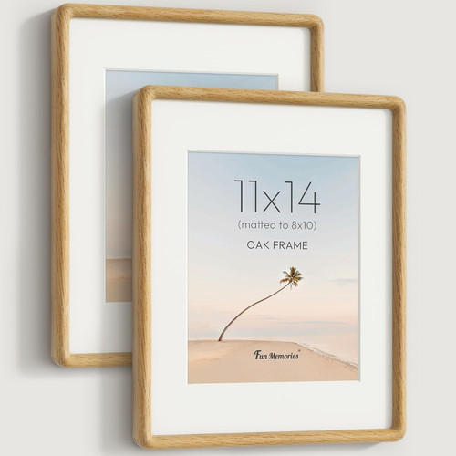 Solid oak 11x14 - oak, frame
