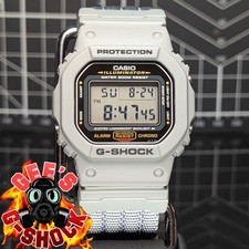 Casio G-Shock DW-5600 Grey Black White Yellow Square Resin Textile Combi 2000