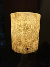 Vintage Heavy Fibreglass Cylinder Lamp Shade - Good On A Shatterline Lamp - No.2