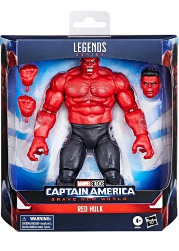 Marvel legends series red hulk - series,