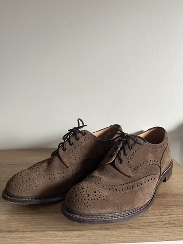 Tricker brown suede - tricker’s,