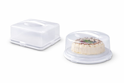 Plastic cake storage box - plastic,