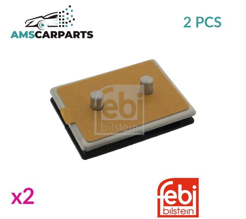 Rubber buffer bump stop pair - rubber,