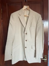 Hackett Men's Cream Linen