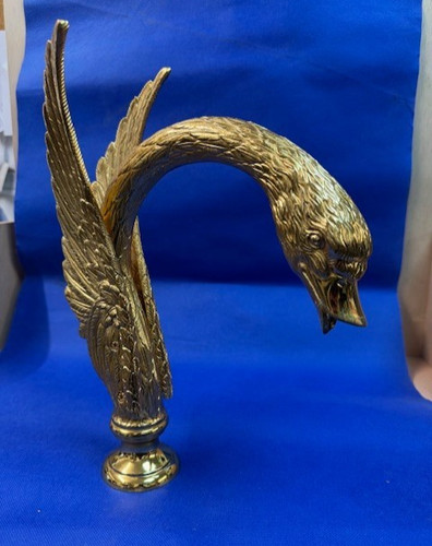 Vintage gold swan tap - vintage, faucet