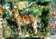 Leopard print on matte - 5"x7",
