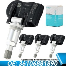 4X Tyre Pressure Sensors TPMS