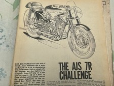 AJS 7R MOTORCYCLE ARTICLE