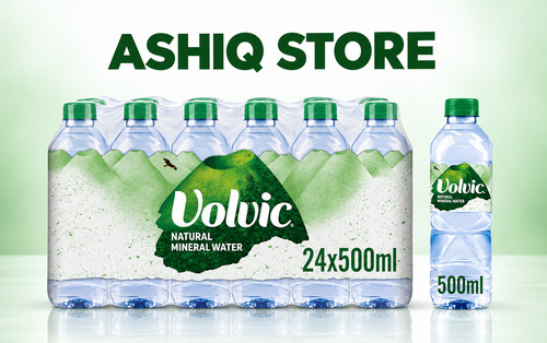 500ml volvic natural - x,