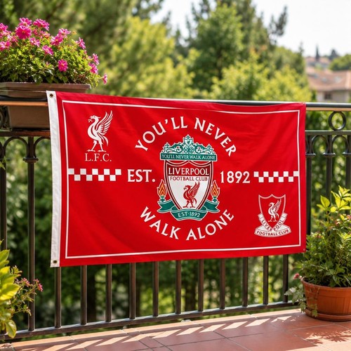 Liverpool flag you never - liverpool, you'll
