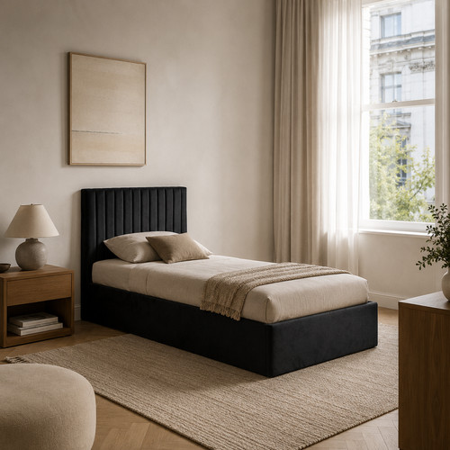 Single bed frame luna ottoman - bed,
