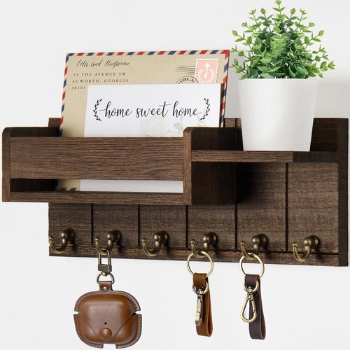 Wall mounted key - mounted, hooks
