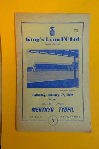 1961 kings lynn v merthyr - 1961/62,