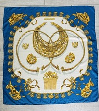 Hermès Vintage Silk Scarf Les