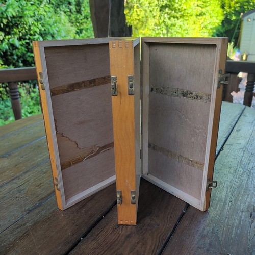 Vintage industrial wooden case - industrial,