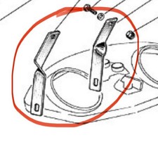 Ducati Bevel dashboard bracket