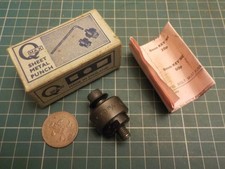 Vintage 3/4 Inch 19mm QMax Sheet Metal Punch Tool in original box