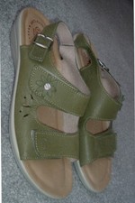 LADIES olive green sandal  UK