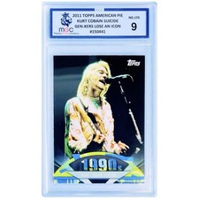 Kurt Cobain Nirvana MGC 9 Not PSA 9 2011 Topps American Pie #170 Trading Card ?