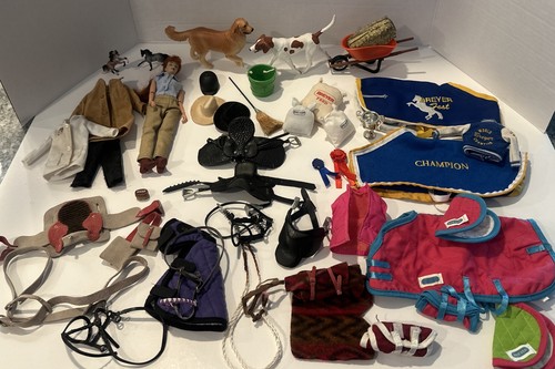 Vintage breyer horse tack lot - horse,