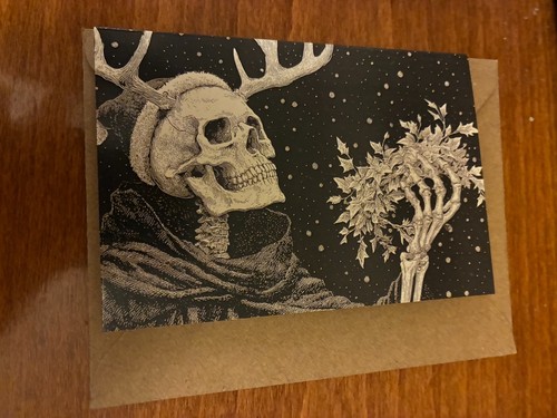 Gothic skeleton themed - gothic,